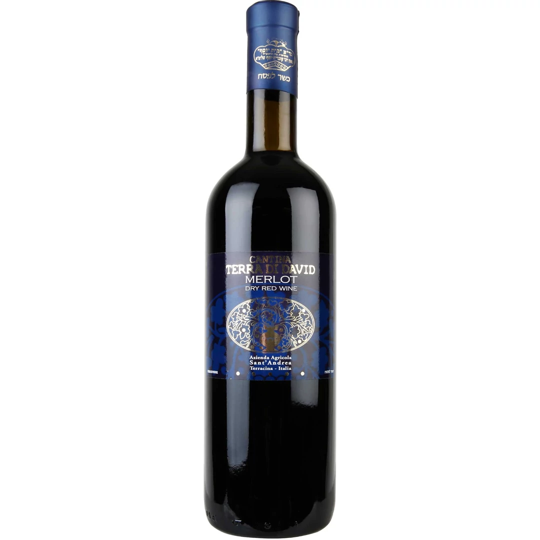 Merlot Cantina Terra di David - Kóser száraz vörösbor