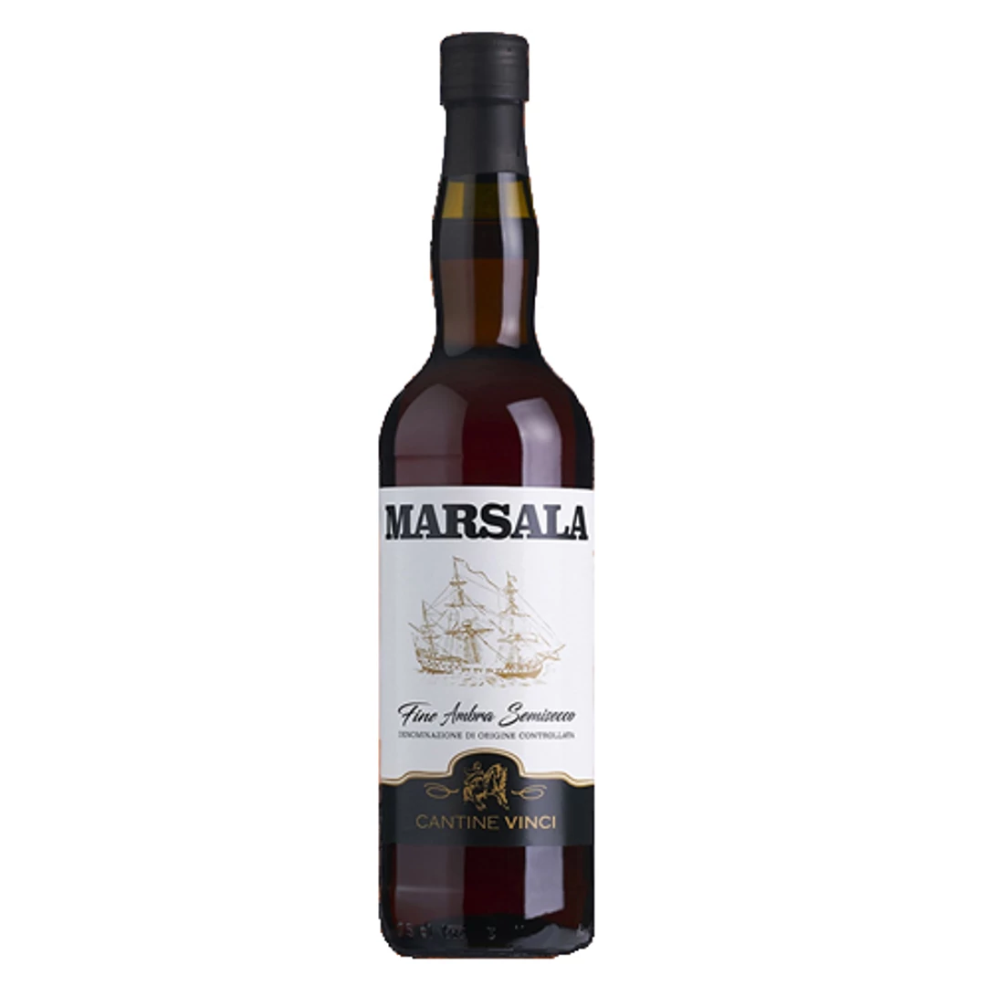 Cantine Vinci Marsala Fine Ambra Semisecco 2l - Száraz fehérbor